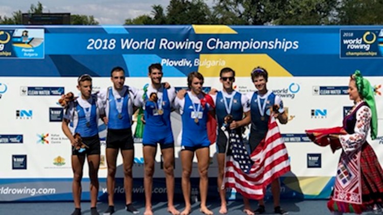 20180914 κωπηλασία ασημένιο Παγκόσμιο